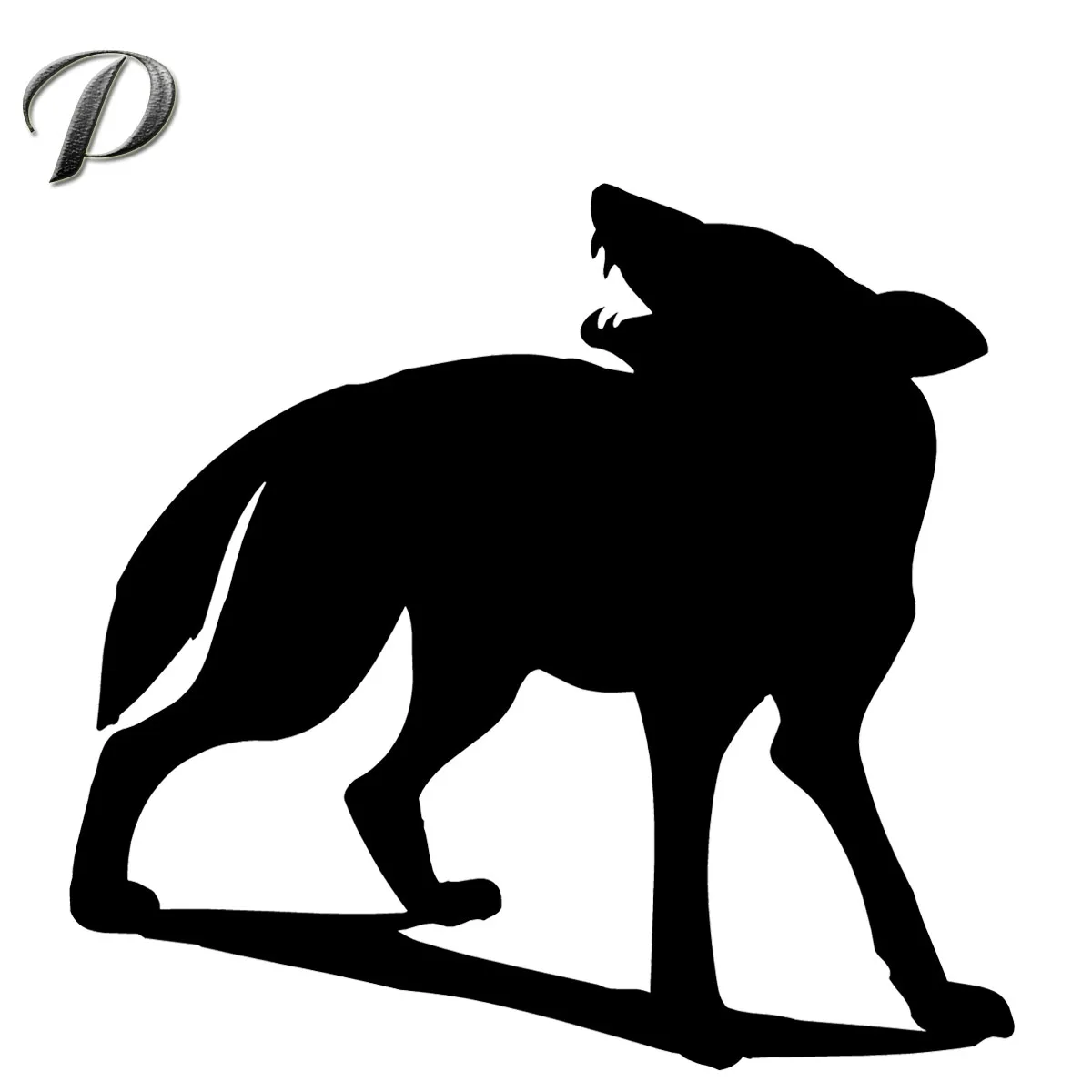 Наклейка волк 3 75 &quotx 4&quot Выберите цвет! Виниловые наклейки|wolf decals|vinyl stickersstickers