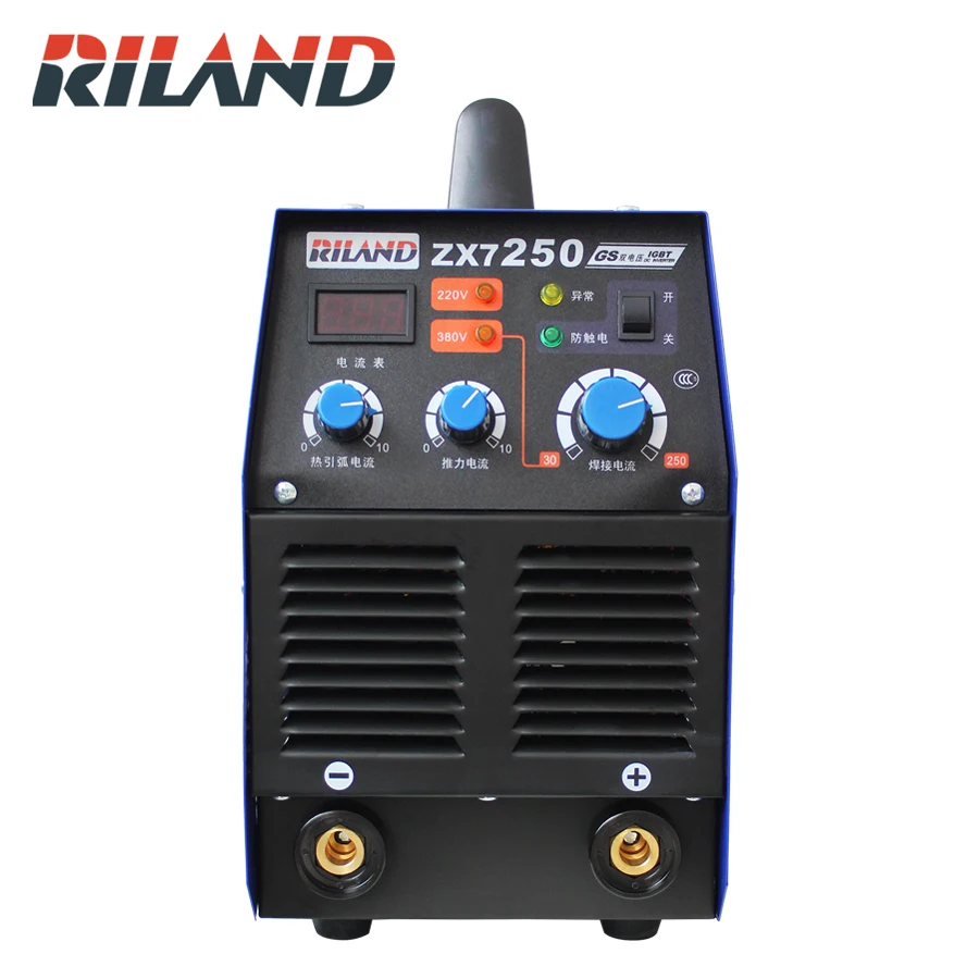 US $793.80 RILAND IGBT ZX7250GS 220V 380V ARC MMA DC Inverter Welding Machine Welder Working Equipment Dual Voltage Weld