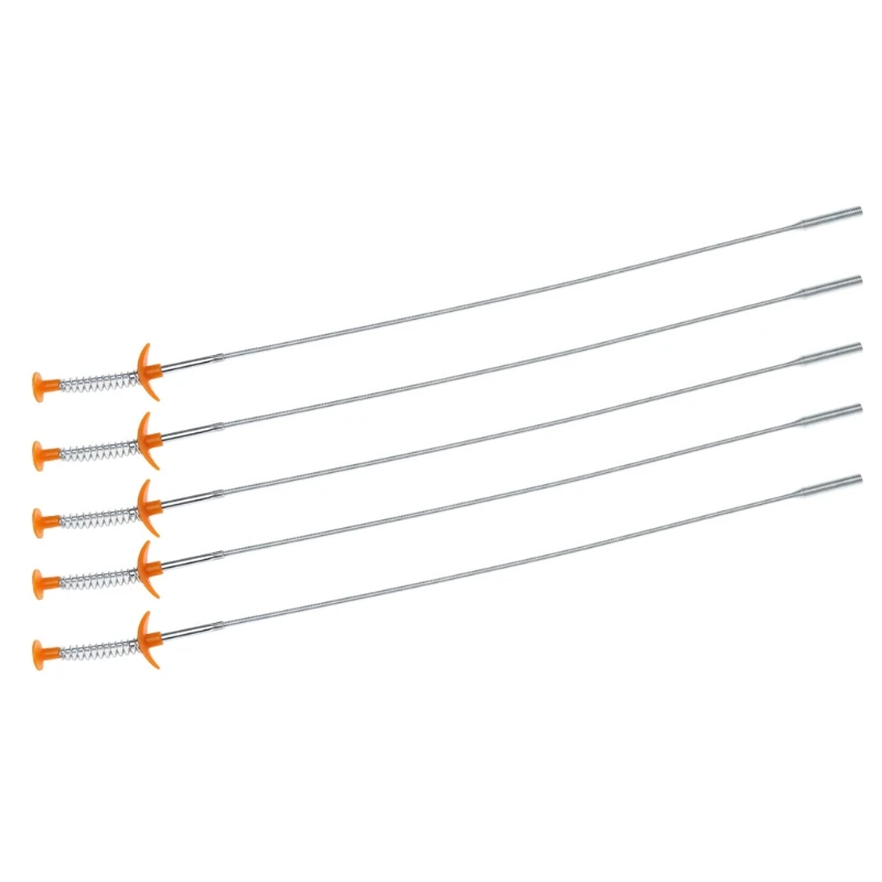 Flexible Long Reach Claw Pick Up Narrow Bend Curve Grabber Tool Spring Grip 60cm