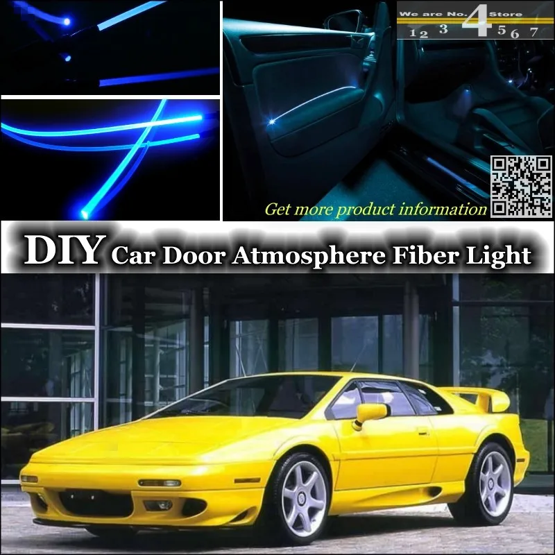 interior Ambient Light Tuning Atmosphere Fiber Optic Band Lights For Lotus Esprit 5  New Esprit Inside Door Panel illumination