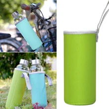 Кошелек Спортивная оболочка для бутылки неопрена изоляционная втулка сумка чехол для 360 мл набор стеклянных бокалов воды Coolersfilter