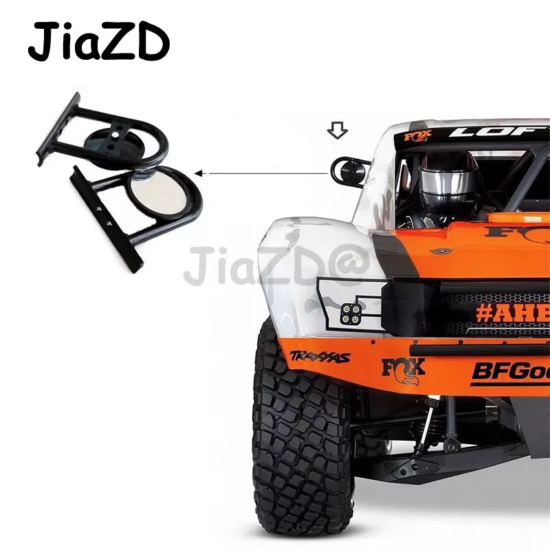1 Pcs Rc Auto 1/10 Simulato Arrampicata Accessori Per Veicoli Traxxas Udr Specchietto Retrovisore Rc Cross Country Veicolo Riflettore S269