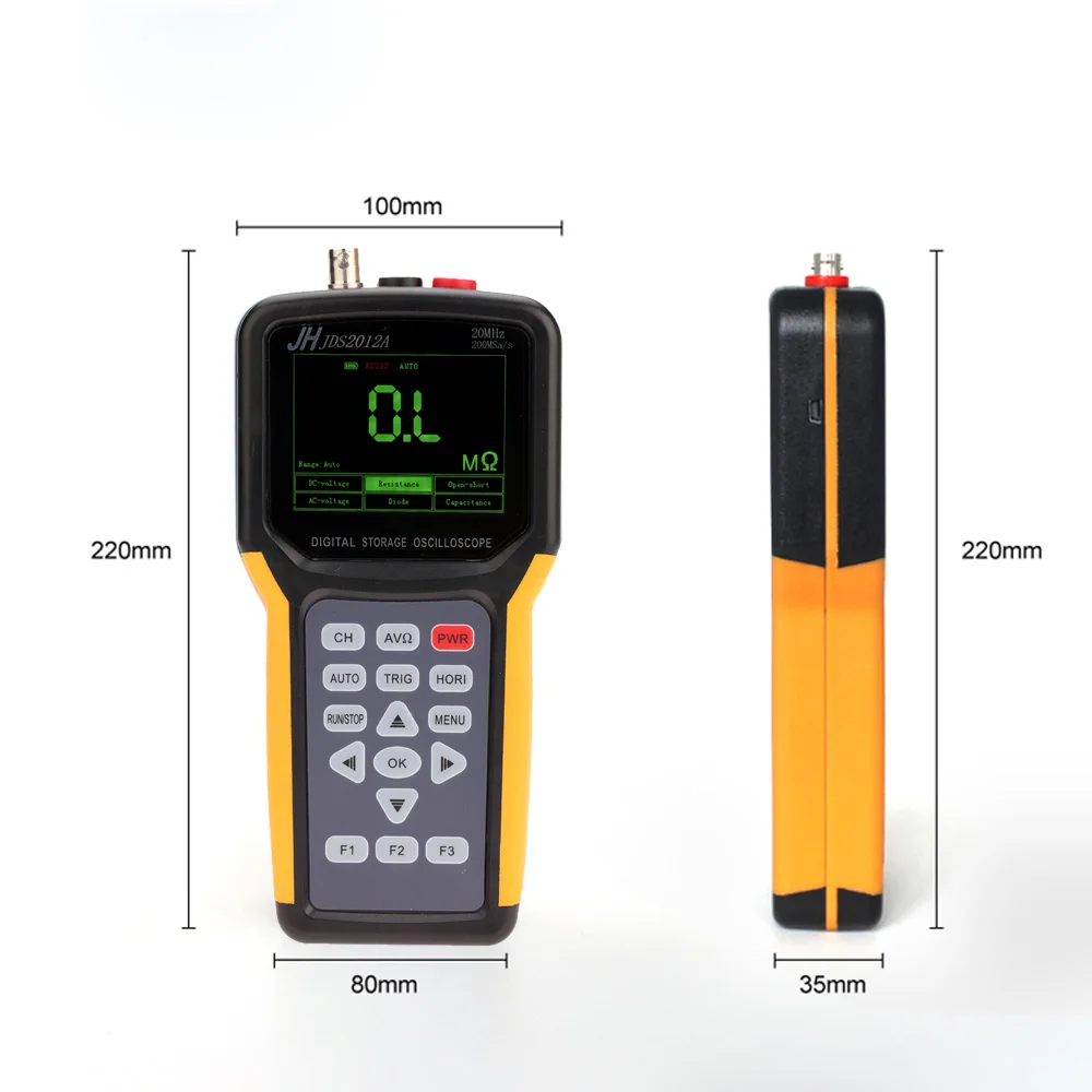 Цифровой портативный осциллограф Scope Meter 20 МГц 200MSa/s мультиметр 4000 отсчетов oscilloscopio digitale логический анализатор osiloskop