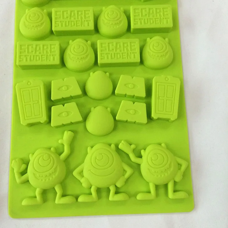 200 ШТ. Мультфильм формы льда формы Силиконовые Лоток Для Льда Mold Maker Мороженое Mold Maker Ice Плесень Бесплатно Fedex/DHL nw83