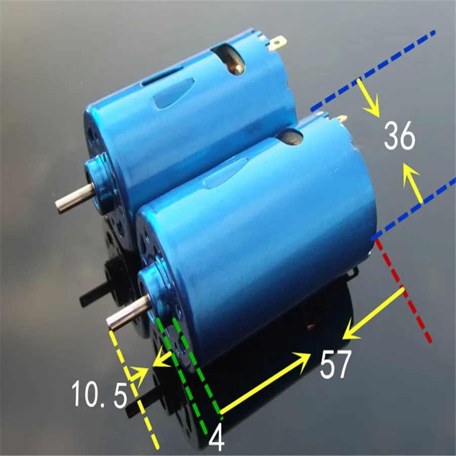 Super-Speed-K870b-Blau-Shell-550-DC-MOTOR-mit-Fan-Hohe-Drehmoment ...