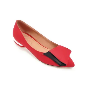 

Institute of new style leisure low heel side with shallow inlet size code 31-46 pointed shoes of 1824 students