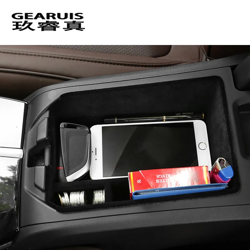 Car styling Auto central storage box armrest remoulded glove cover decoration Sticker For BMW X3 G01 Interior Auto Accessories