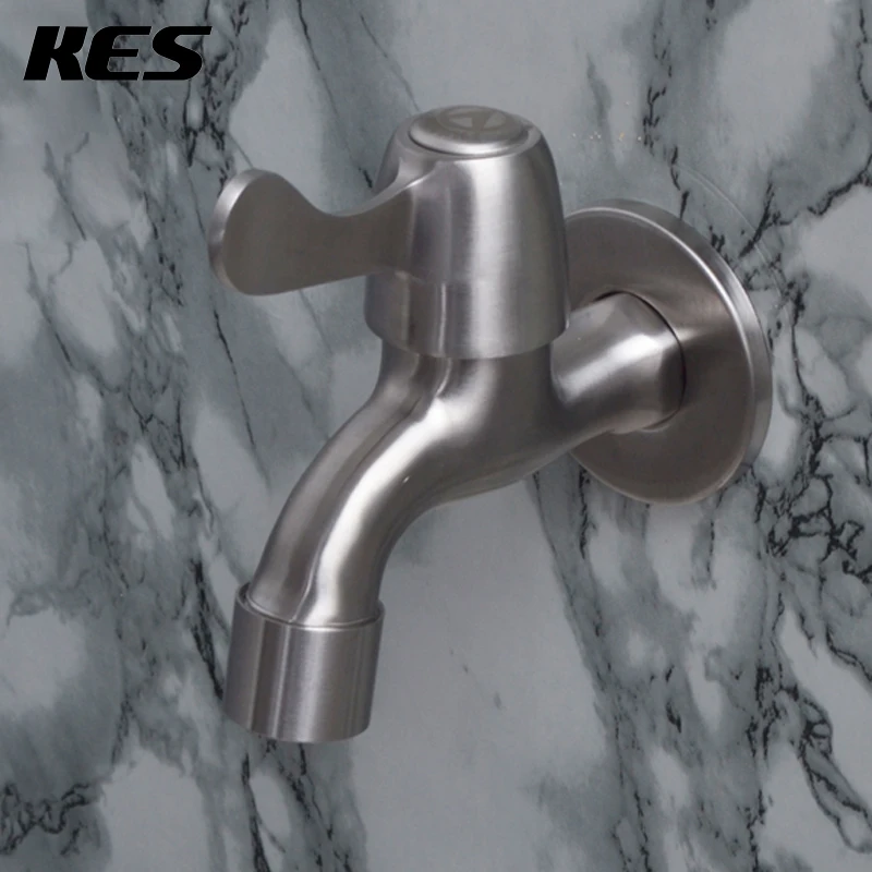KES K1050A/B SUS304 кран из нержавеющей стали 1/2 &quotс металлическим рычагом/с Аэратором