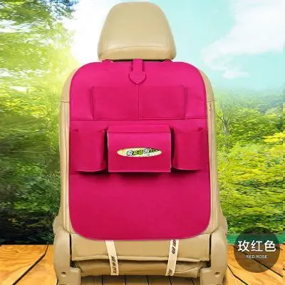 OHANEE универсальная сумка-Органайзер на заднее сиденье автомобиля, коробка для хранения багажника, карман, мульти-карман, дорожная сумка для хранения - Название цвета: Черный