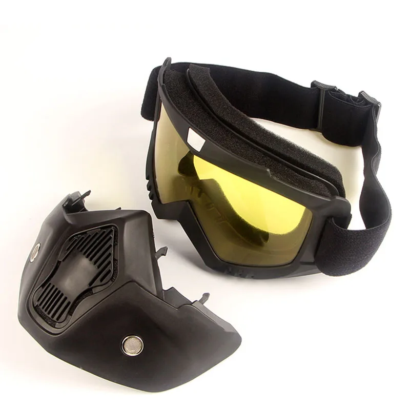 Съемные очки маска ветрозащитный пыле УФ Защита глаз очки Детская безопасность Велосипедный спорт мотоцикл защитные очки уход за кожей