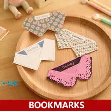 50 шт./партия, закладки в форме воротника, блокнот для творчества, маркер