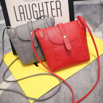 

Women's PU Leather Handbag Fashion Female Small Messenger Bags Women Crossbody Shoulder Bags Candy Color Lady Handbags Clutches