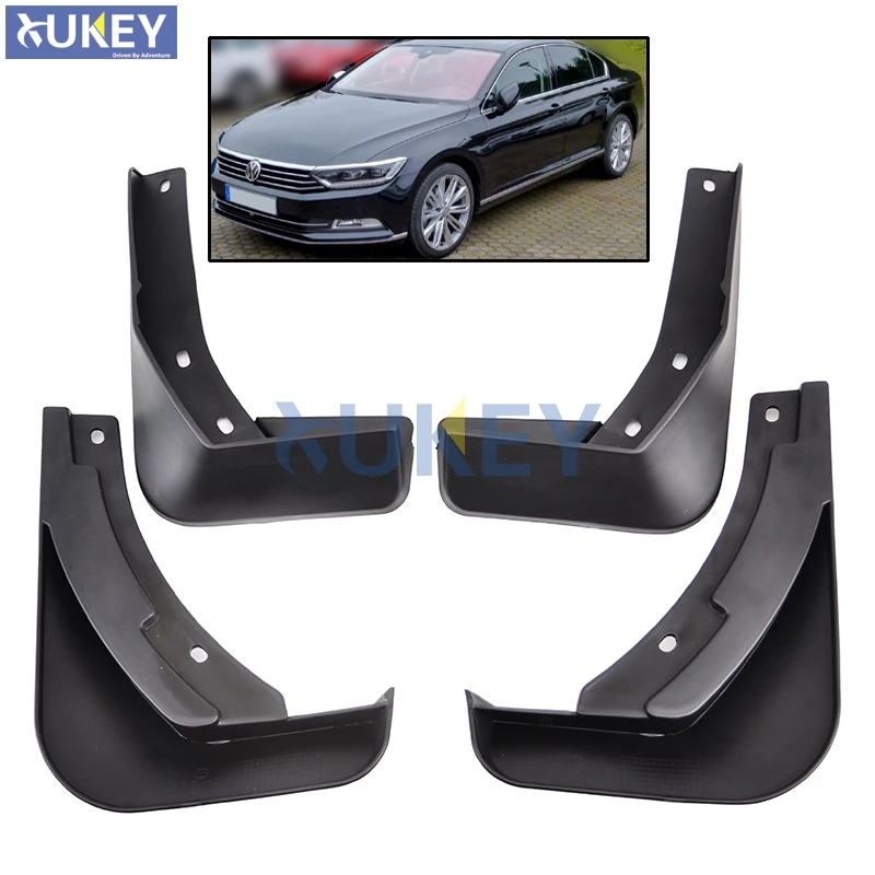 Набор литых брызговиков для Volkswagen VW Passat B8 3G 2015 2016 2017 брызговики передние и задние