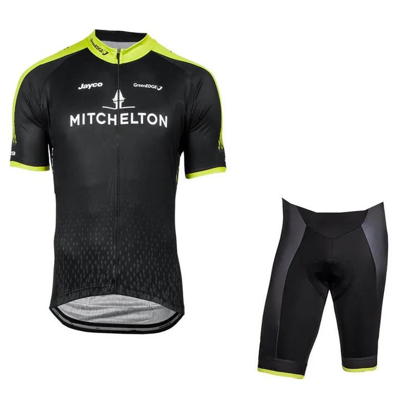 pro team mitchelton, черный комплект Джерси для велоспорта, дышащий, MTB, быстросохнущий, велосипедная одежда, Ropa ciclismo 9Dgel pad - Цвет: NO BIB