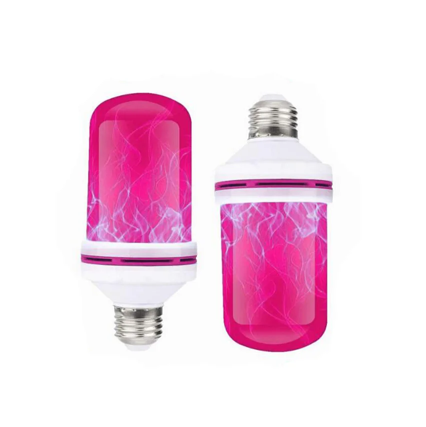 Светодиодсветодиодный цилиндрическая лампа E27 с эффектом мерцающего пламени 9 Вт