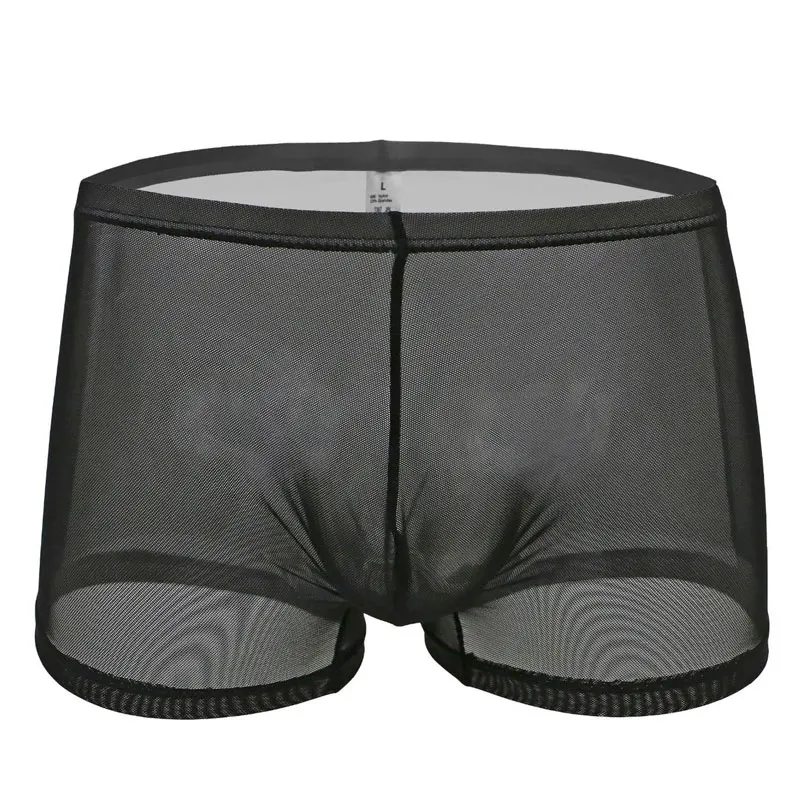 Sexy Men Plus Size Mesh See Through Boxer Transparent Breathable U Convex Pouch Boxer Underwear Gay Wear Low Rise G-string F7
Sexy Men Plus Size Mesh See Through Boxer Transparent Breathable U Convex Pouch Boxer Underwear Gay Wear Low Rise G-string F7