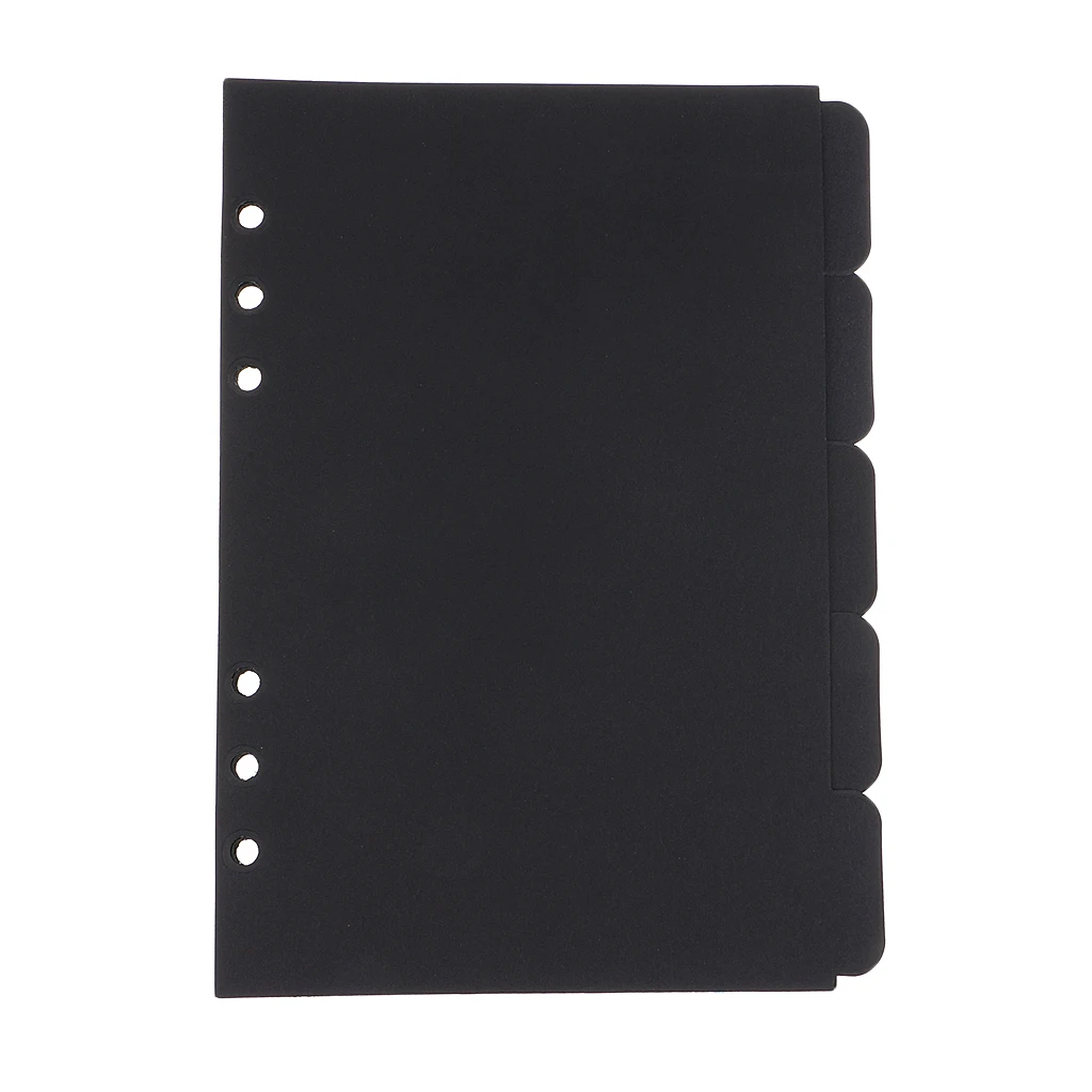 5x Tabbed Paper A5 Notebook Index Tabs Tabbed Planner Divider Paper #1
