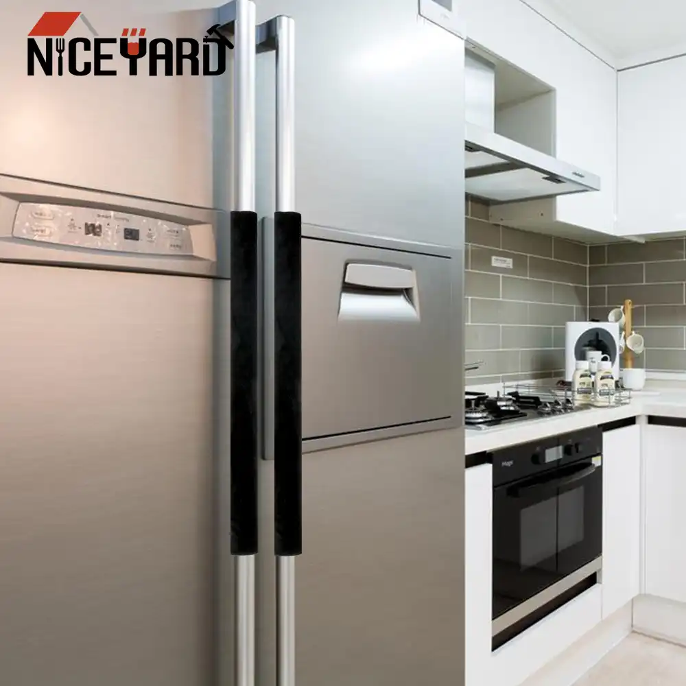 Niceyard Refrigerator Door Handle Protector Double Side Dust