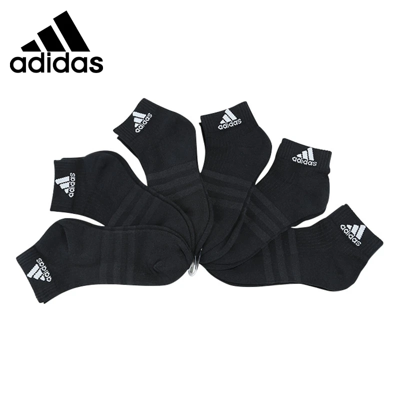 Новинка 2018 оригинальные спортивные носки Adidas 3S на HC в стиле унисекс (6 пар) | Спорт
