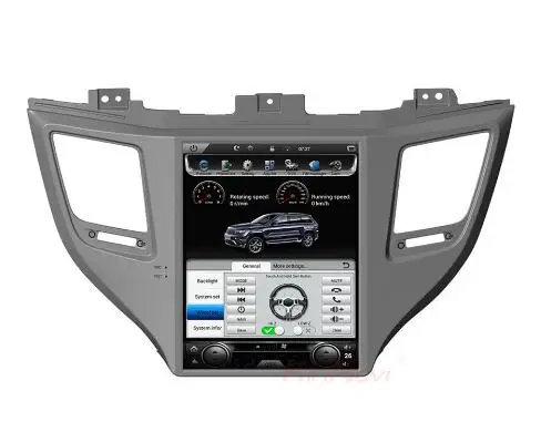 Cheap 10.4" tesla style vertical screen android 6.0 Quad core Car GPS radio Navigation for hyundai Ix35 Tucson 2016 2