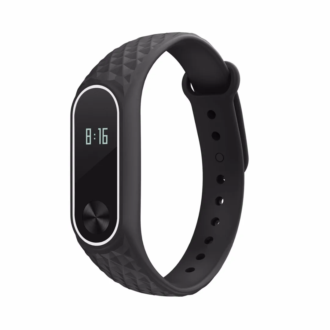 Fashion Color Soft TPU Wrist Strap Wristband Bracelet Replacement for Xiaomi Mi Band 2 Replace Original Smart Band Accessories