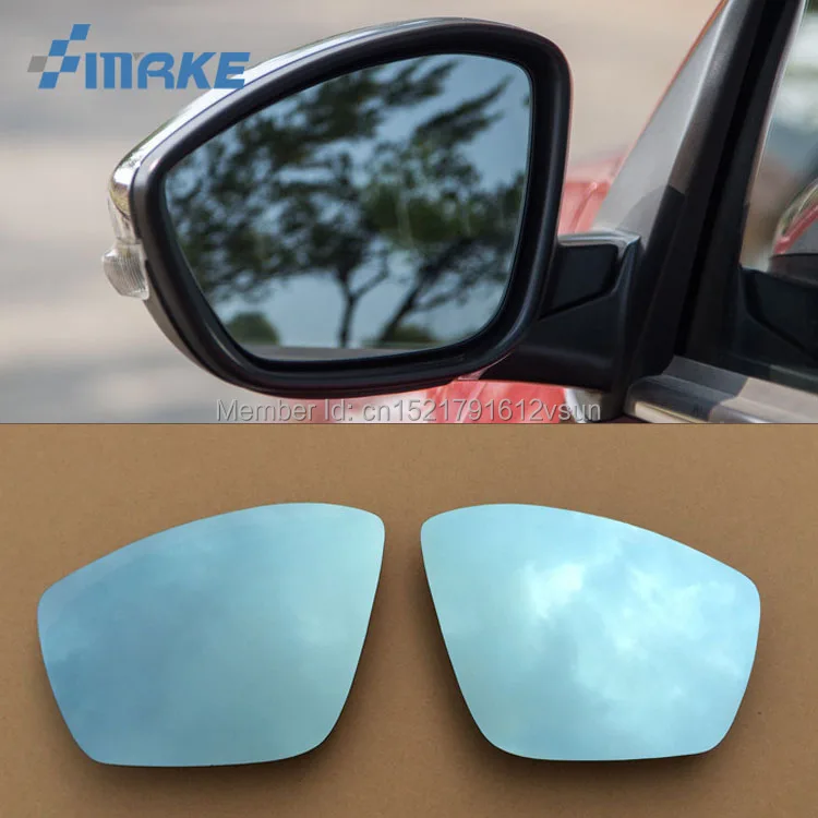 

smRKE 2Pcs For Citroen C3XR Rearview Mirror Blue Glasses Wide Angle Led Turn Signals light Power Heating