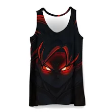 12 Цветов 3D безрукавки для женщин Dragon Ball жилет без рукавов футболки сын Goku vegeta комиксов Косплэй топ на бретелях Для мужчин Уличная Нижняя юбка