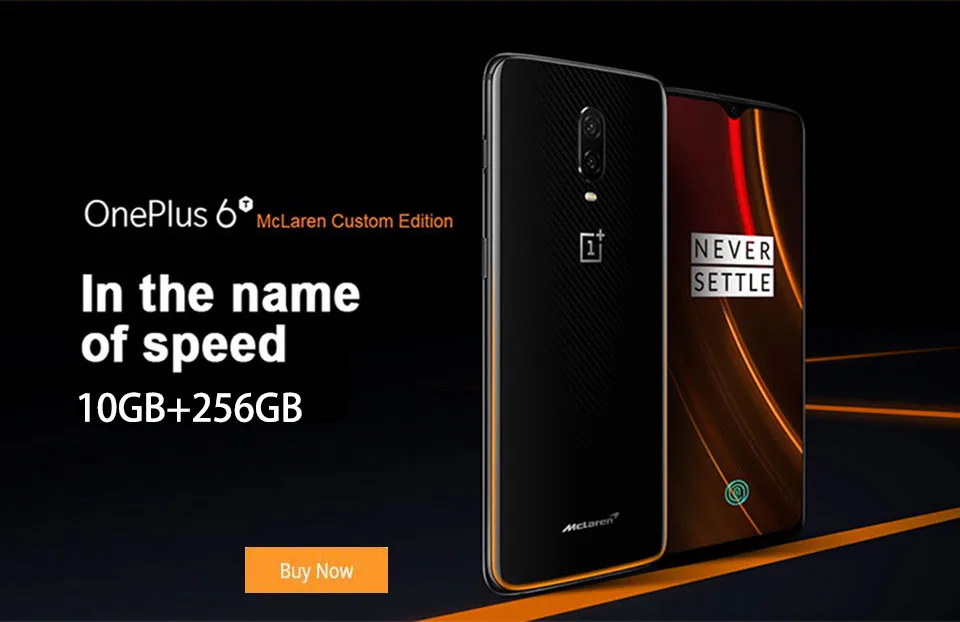 Оригинальный Oneplus 6 T Мобильный телефон 6/8 GB Оперативная память 128/256 GB Встроенная память Snapdragon 845 Octa Core 6,41 "двойной Камера Экран