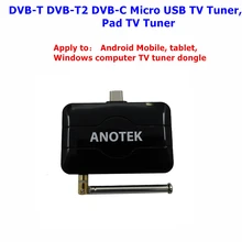 DVB-T2 Micro USB TV receiver Watch DVB T2 DVB-T DVB-C TV on Android Phone/Table/Windows computer /Pad USB TV Tuner Pad TV stick
