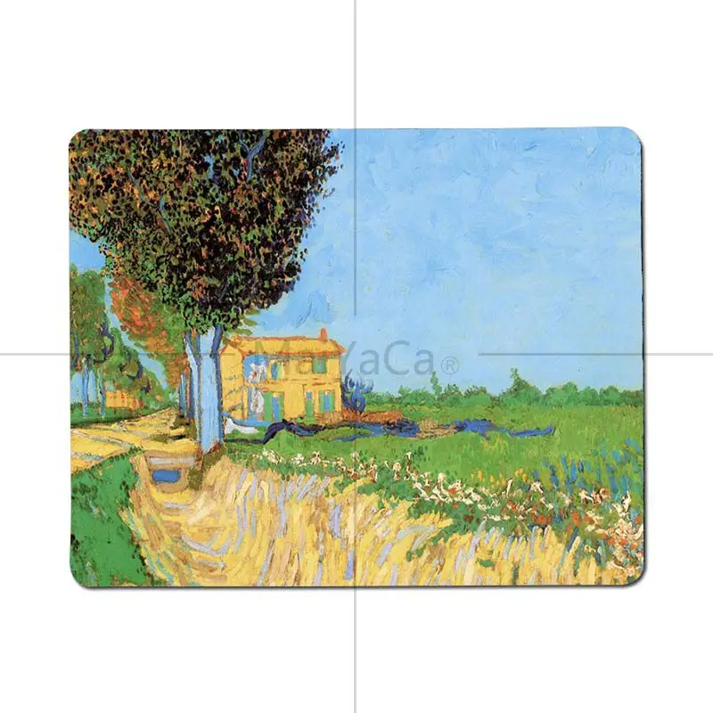 MaiYaCa Vincent van Gogh игровые коврики для геймеров, резиновый коврик для мыши, размер для 25X29 см, 18x22 см, игровые коврики для мыши