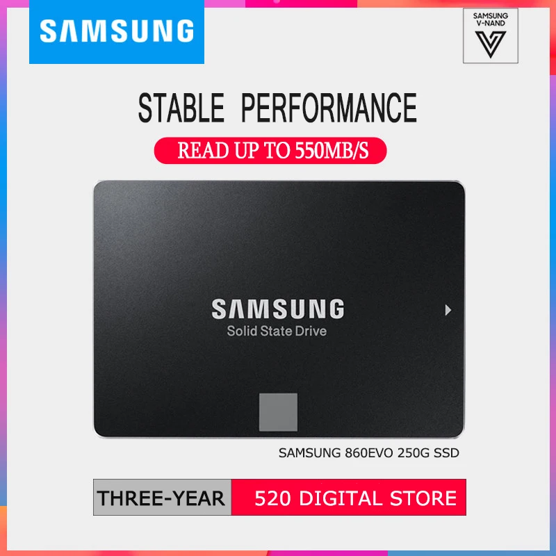 

Samsung Internal SSD 850 EVO 120GB 250GB 500GB 1TB 2TB Solid State HD Hard Drive SATA III High Speed for Laptop Computer
