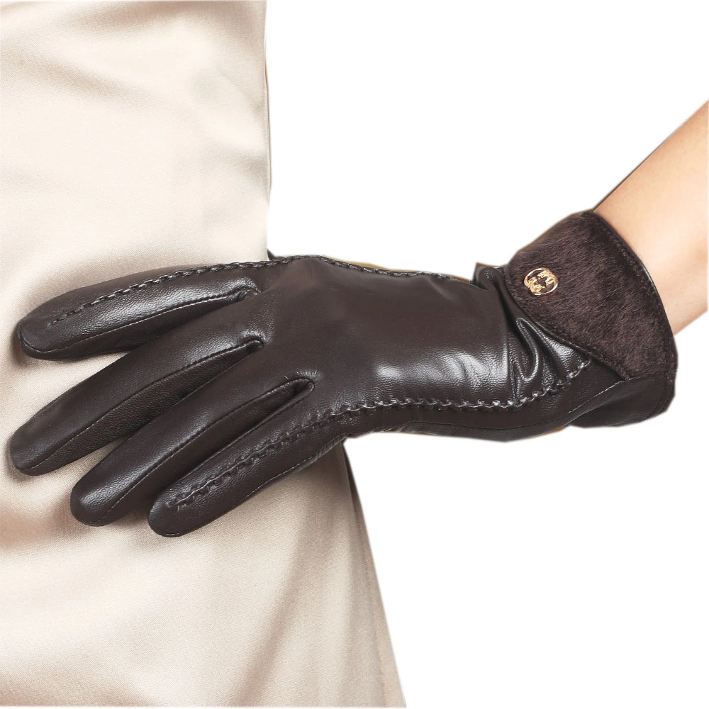 Kış En Moda Keçi Hakiki Deri Eldiven Kadınlar Bilek Kürk Süsleme Koyun Derisi Eldiven Polar Astar Sınırlı L148nq 5 Gloves Fleece Sheepskin Glovesgenuine Leather Gloves Women Aliexpress