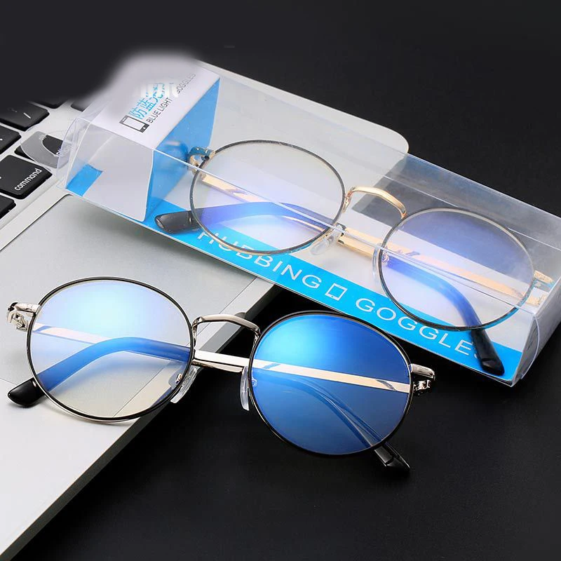 Unisex Computer Goggles Circular Anti Fatigue Radiation resistant