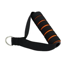 Новое поступление многоцелевой D-ring весна веревка шнур бар эластичная веревка ручка пена фитнес оборудование с жесткостью нейлоновый ремень