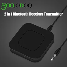 2 в 1 беспроводной Bluetooth 4,2 аудио передатчик приемник 3,5 мм Aux адаптер для ТВ домашняя стереосистема ПК наушники Динамик