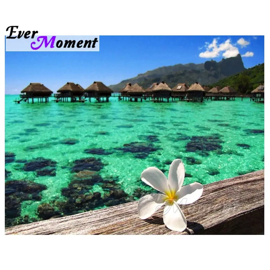 

Ever Moment Diamond Painting 5D DIY Flower Sea Picture Mosaic Full Square Drill Diamond Embroidery Cross Stitch Decor S2F951
