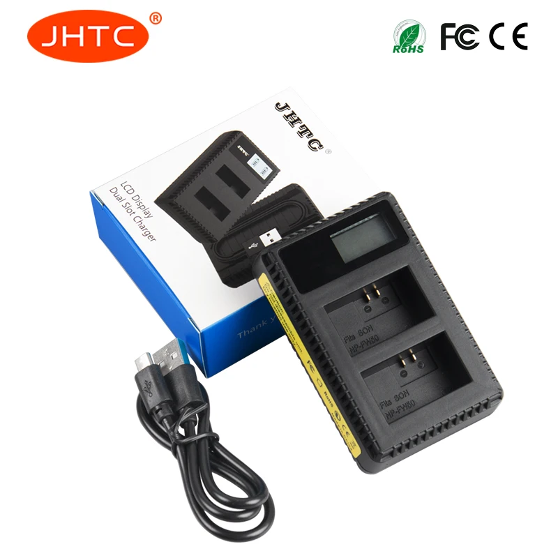 JHTC NP FW50 NPFW50 для Sony NEX 3 3N Alpha 7 a7 7R a7R 7S a7S a3000 a5000 зарядное устройство камеры FW50|np fw50|np fw50