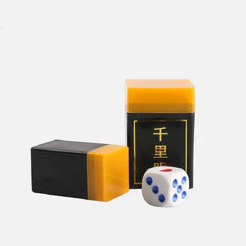 

Free shipping 5 sets Clairvoyance dice two tube magic tricks magic props