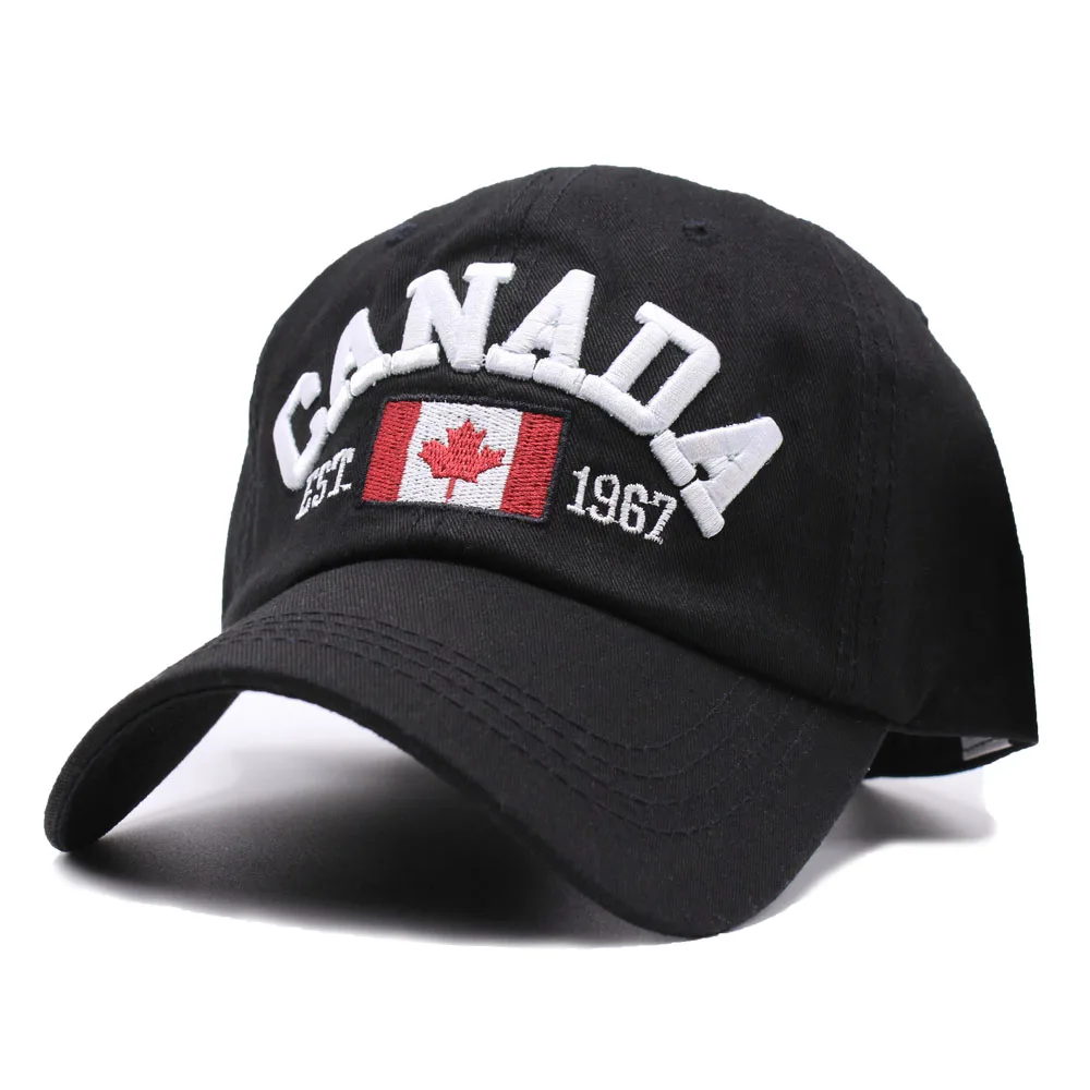 [Liberwood] 2017 хлопок Gorras Канада Бейсболки для женщин флаг Канады snapback шляпу Винтаж
