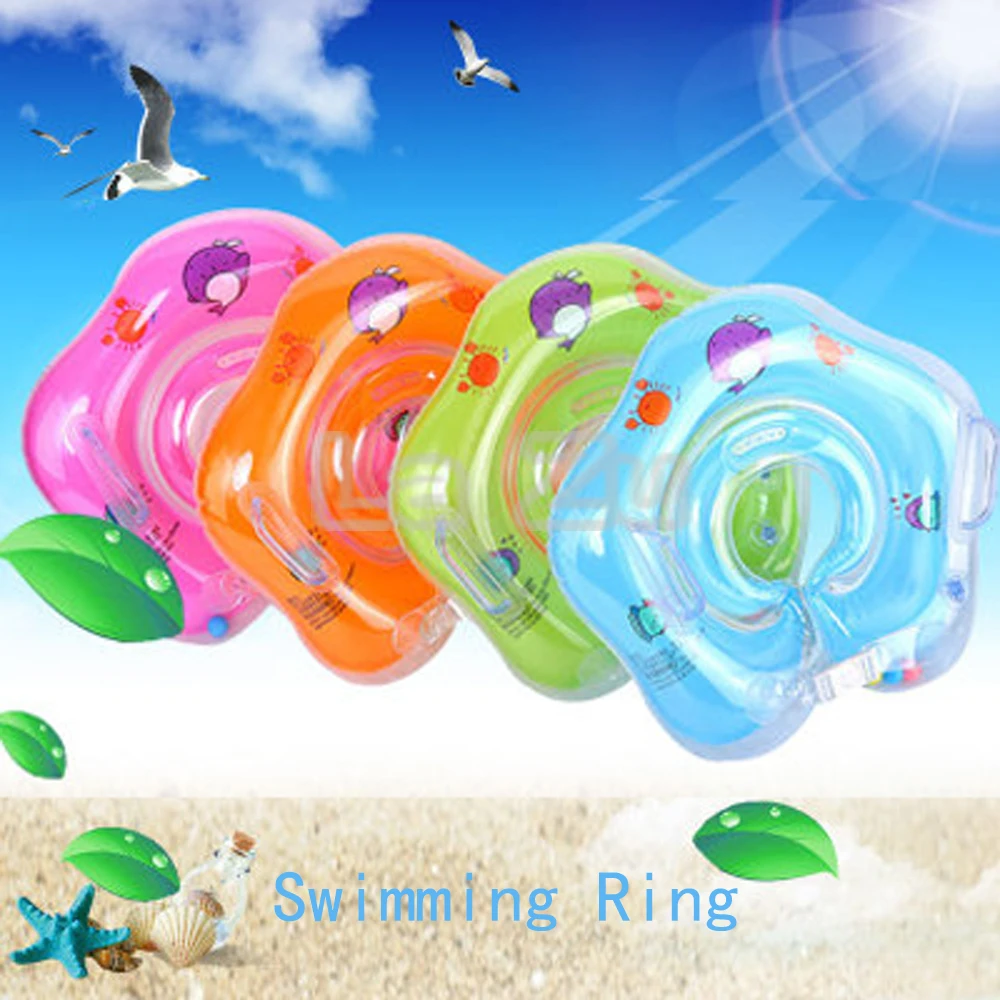 Надувной круг, кольцо на шею для плавания, младенческий плавательный круг, аксессуары для плавания на шею, детский трубчатый круг, безопасный круг для купания