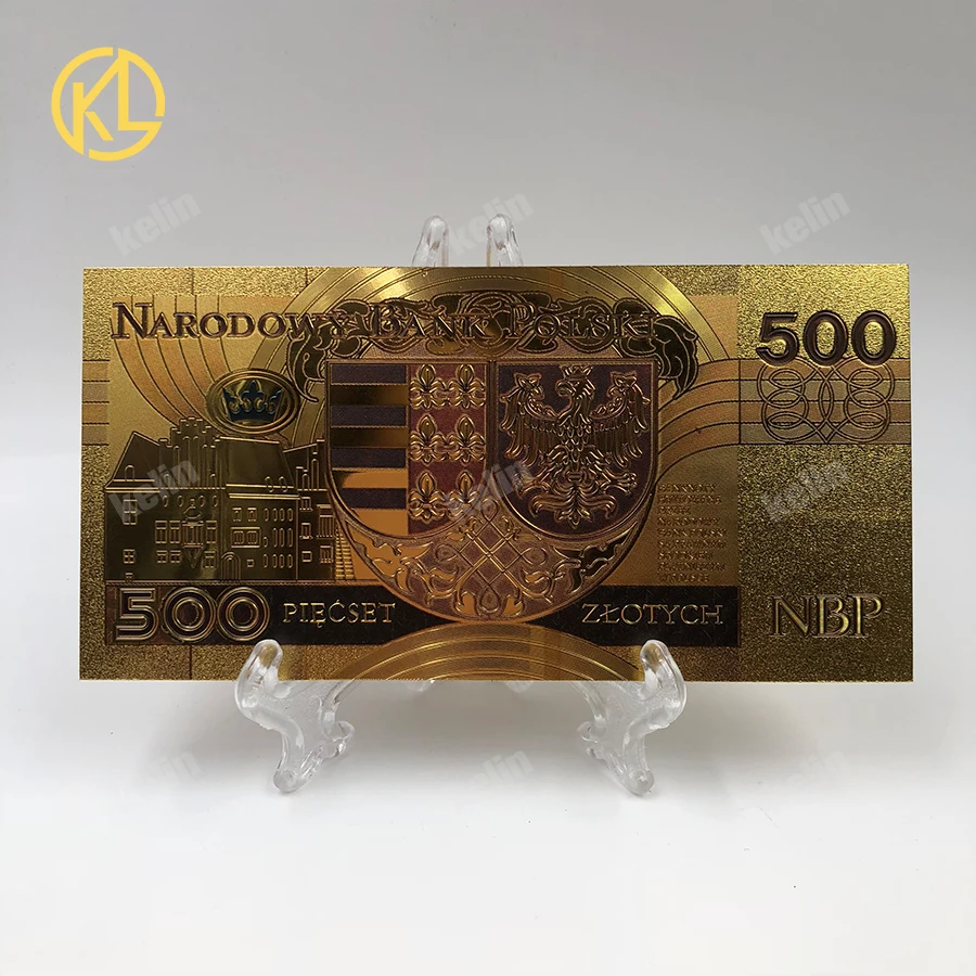 2x unised 1994 Edition Poland Currency Zloty Gold Banknote 500PLN для partriotism ремесла коллекции