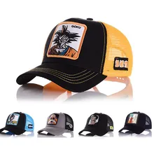 Жемчуг дракона Snapback Berretto из хлопка regolabile del fumetto del ricamo Berretto Da Бейсбол osso хип хоп Trucker Cappello