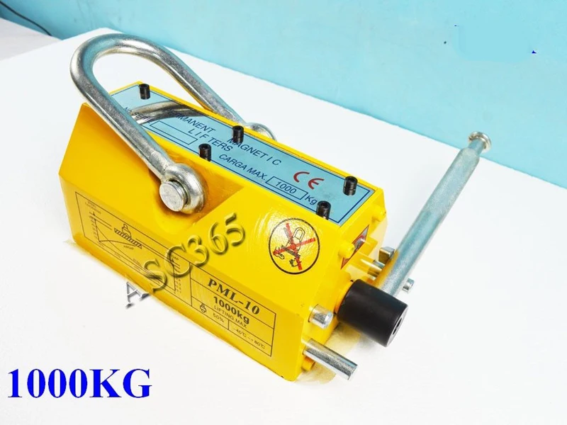 

1000 KG Steel Magnetic Lifter Heavy Duty Crane Hoist Lifting Magnet Tool 2200lb