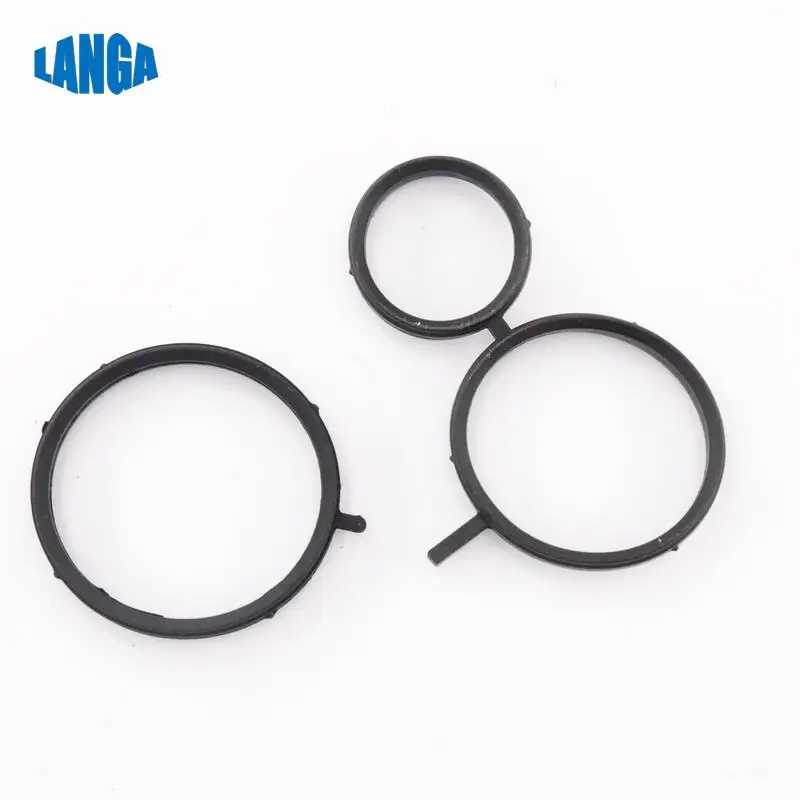 

For BMW N42 N43 N45 N46 E81 E87 E84 E60 E91 Coolant Pipe Gasket Profile Gasket Seals OE: 11537505657 11537505806