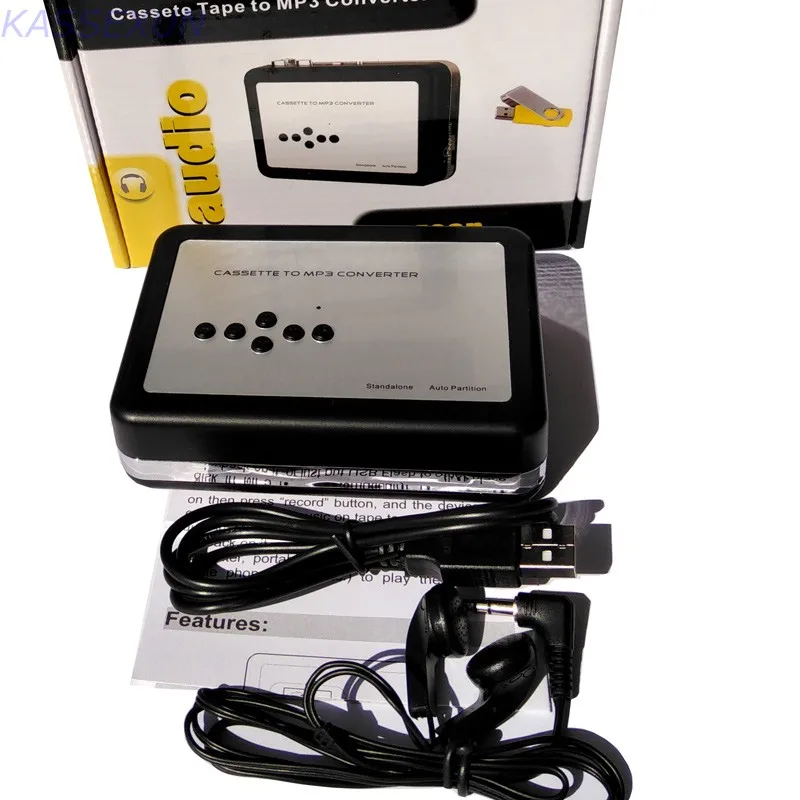 new Audio Capture Walkman MP3 Music Player, CD,Old Cassette Tape to MP3 Converter Recorder to USB Flash Disk