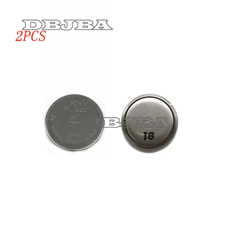 2PCS/LOT Original Maxell FDK ML1220 3V ML 1220 Rechargeable Button Battery 2PCS/LOT Original Maxell FDK ML1220 3V ML 1220 Rechargeable Button Battery