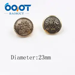 OOOT BAORJCT A-181204-447, 10 шт./лот 18/22/25 мм, высокое качество Классические Модные металлические пуговицы аксессуары своими руками материалы