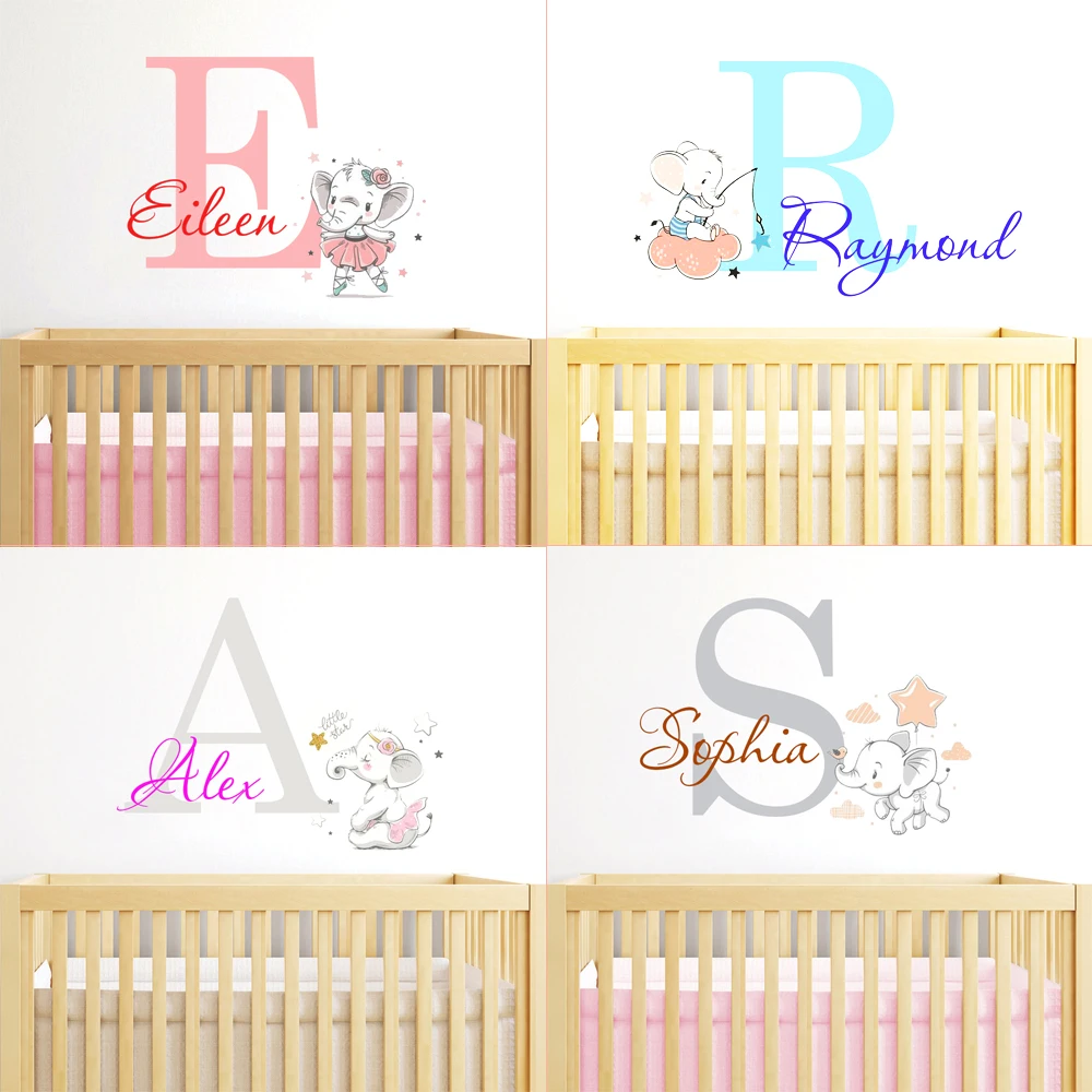 Dreamarts Personalized Name Wall Sticker DIY Stars Home Decor Nursery Kids Room Decals Removable Vinyl C36 | Дом и сад