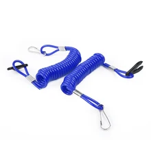 ТПУ+ ПВХ синий 2 шт. Агат лыжный подвесной стоп Kill Key плавающий ремень безопасности веревка для Yamaha