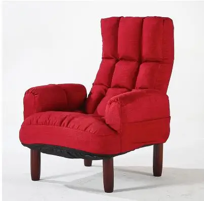 Один тканевый арт Досуг поворотный стул. Офисный ленивый диван. Компьютерное кресло для беременных женщин. 02 - Цвет: 20CMLegs high